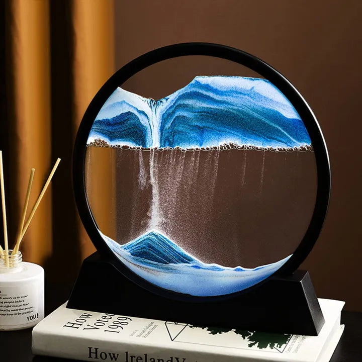 Mesmerizing 3D Sandscape Art Lamp