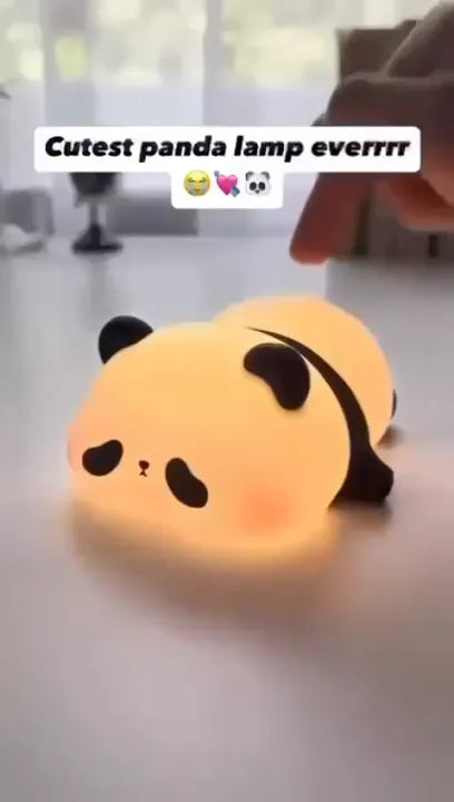 Rechargeable Silicone Panda Night Lamp