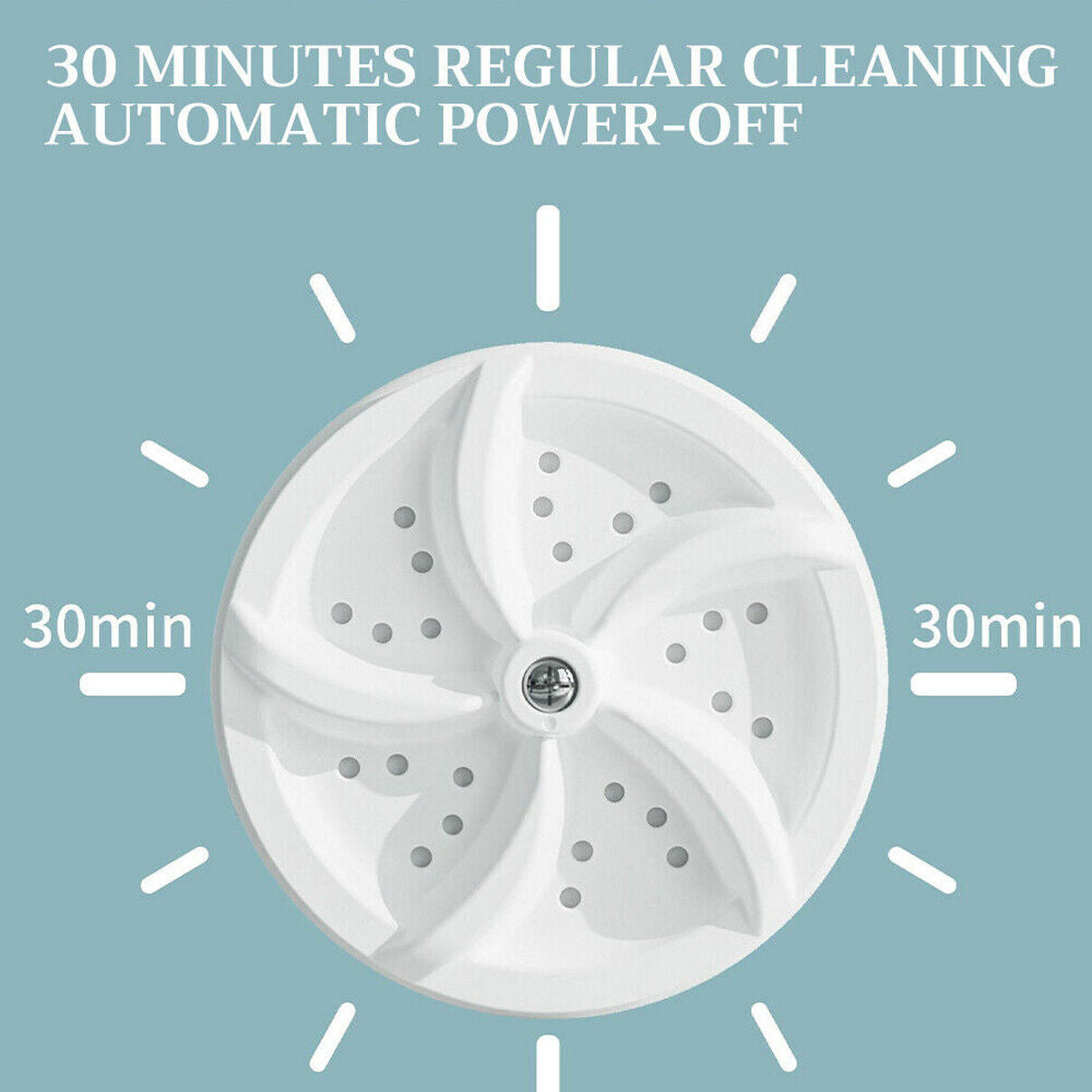 Mini Portable Ultrasonic Washing Machine