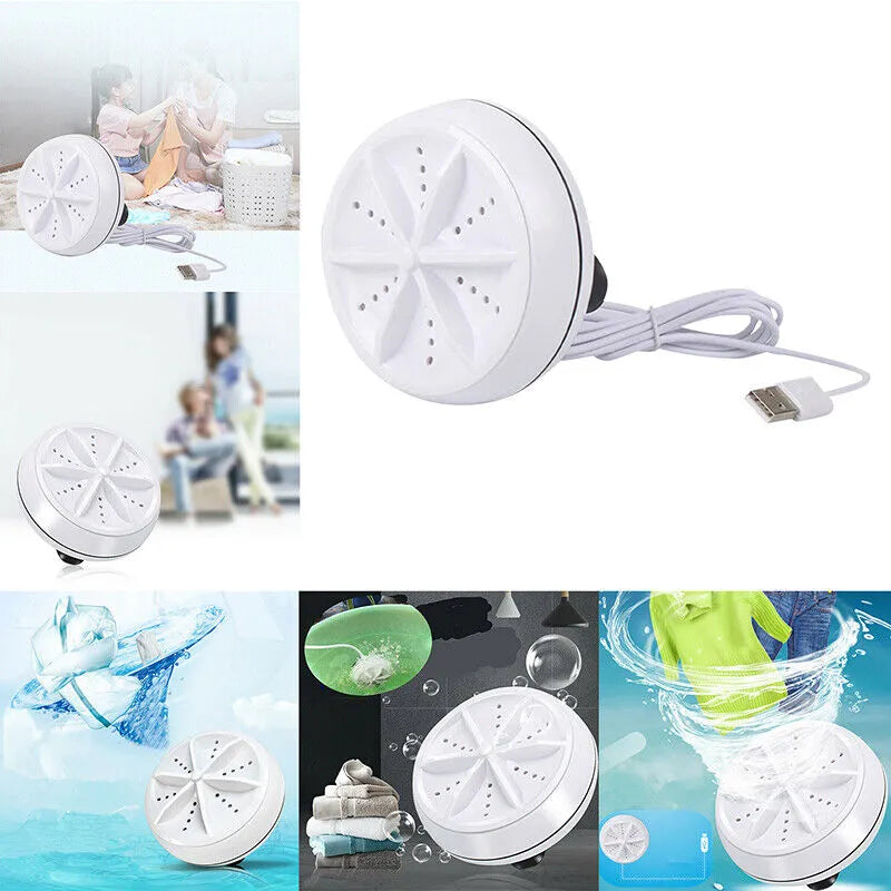 Mini Portable Ultrasonic Washing Machine