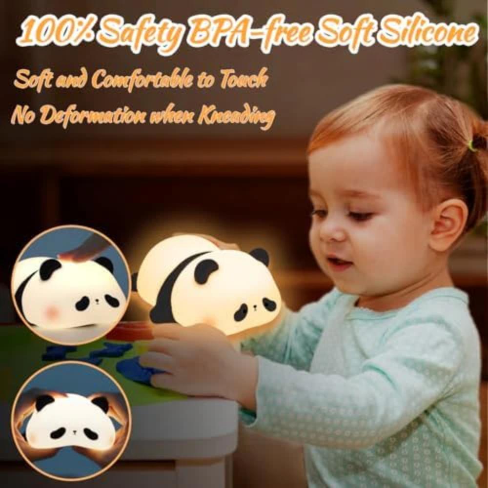Rechargeable Silicone Panda Night Lamp