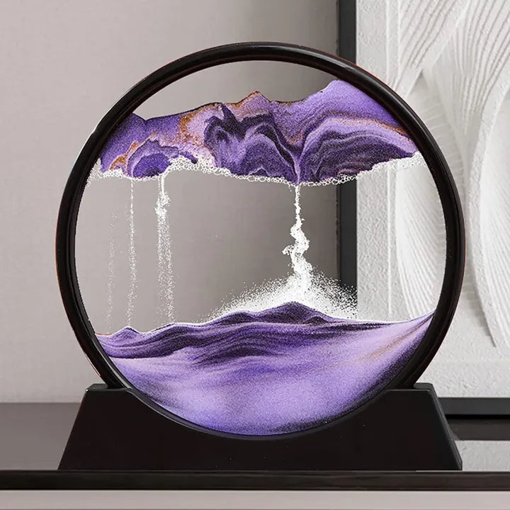 Mesmerizing 3D Sandscape Art Lamp