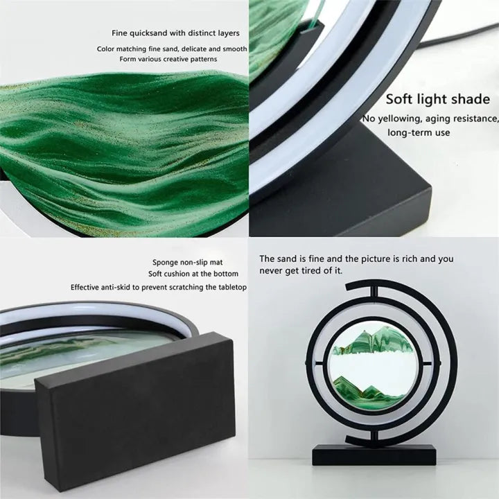 Mesmerizing 3D Sandscape Art Lamp