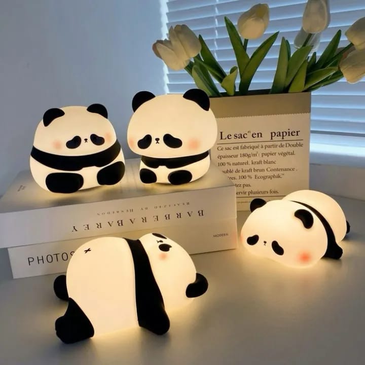 Rechargeable Silicone Panda Night Lamp