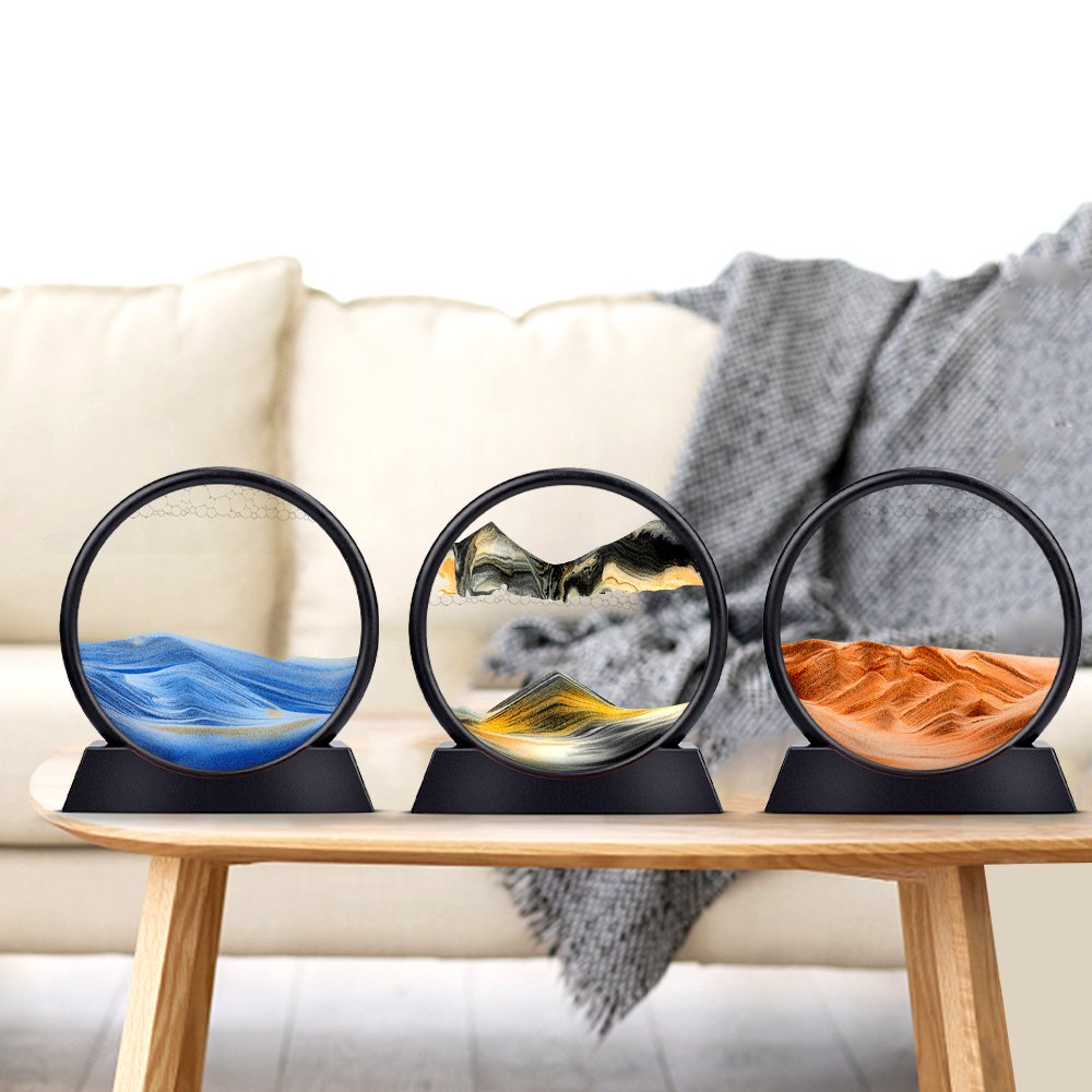 Mesmerizing 3D Sandscape Art Lamp